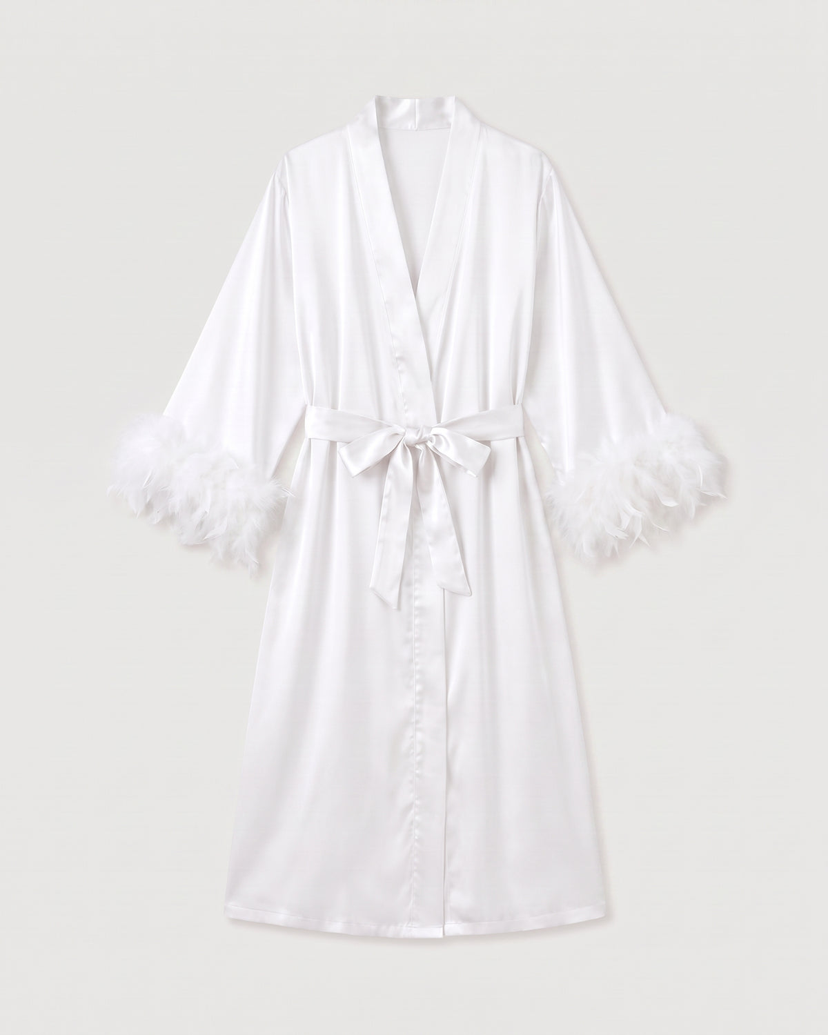 Peignoir Mariée Plume 