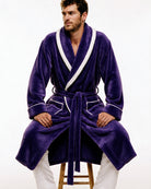 Peignoir Mauve Homme