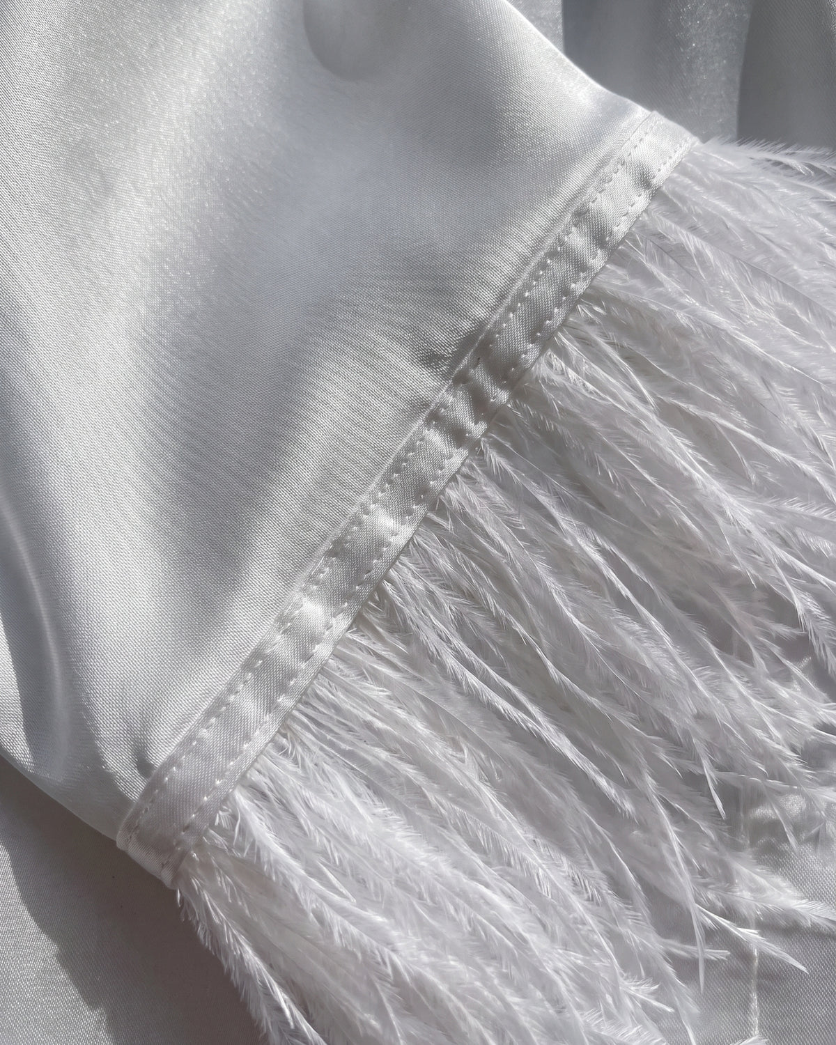 Peignoir Plume Femme
