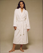 Peignoir Polaire Blanc Femme