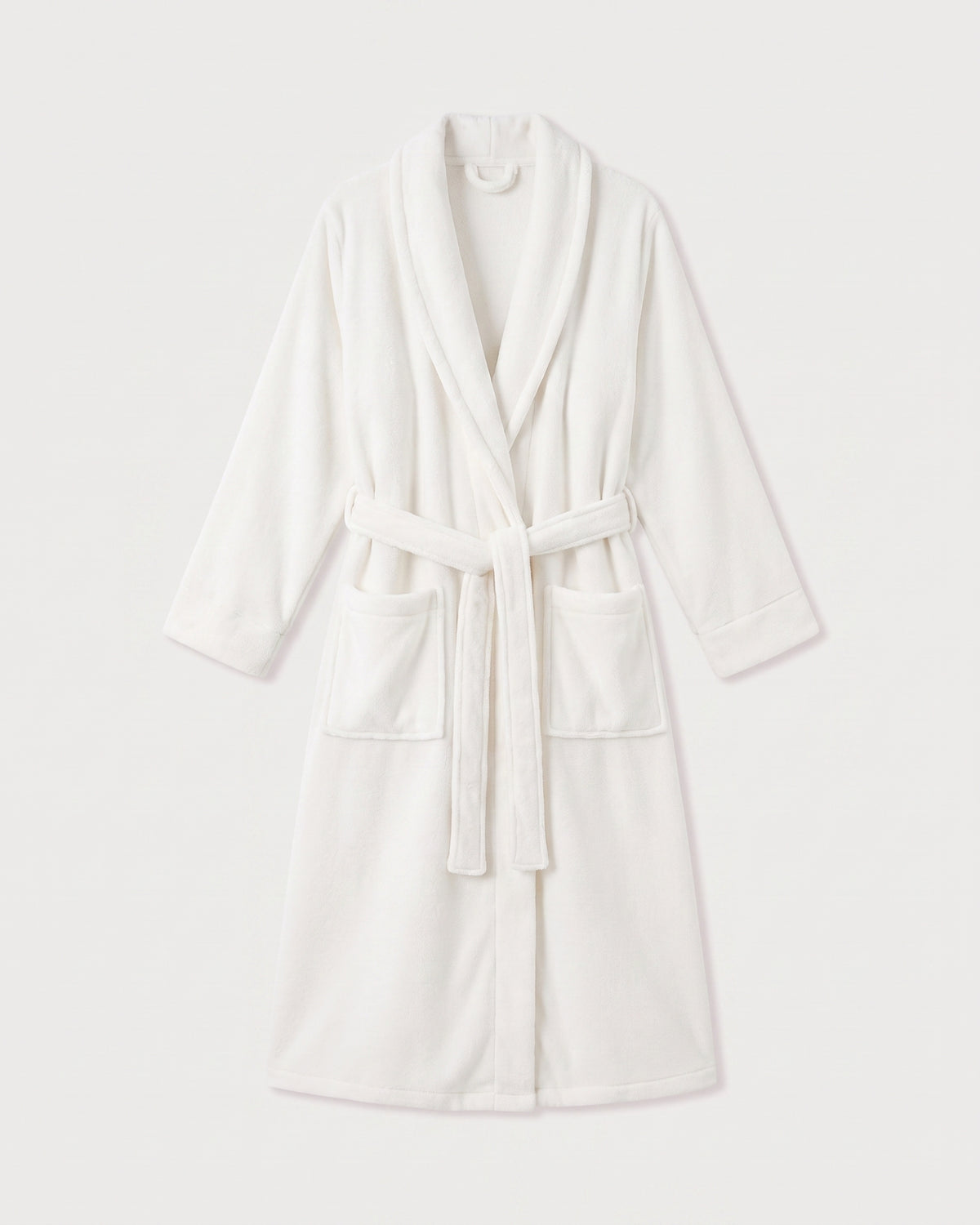 Peignoir Polaire Blanc Femme