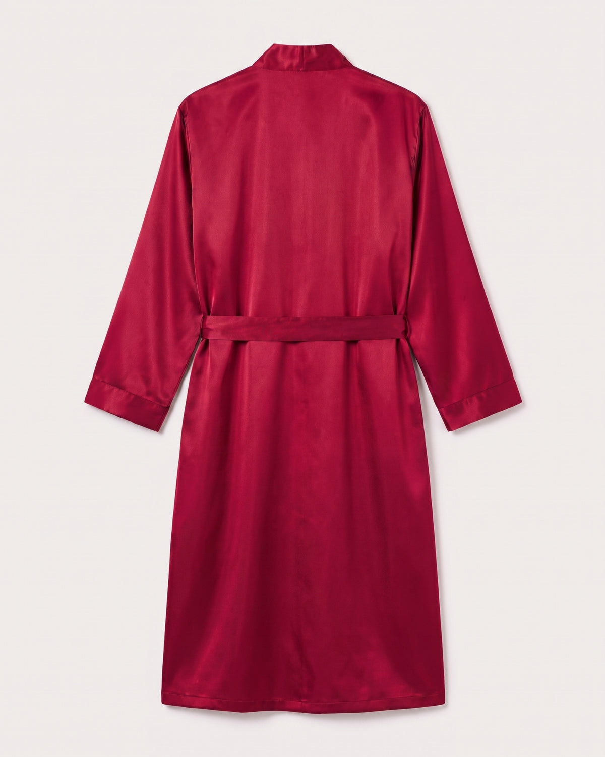 Peignoir Satin Homme Rouge