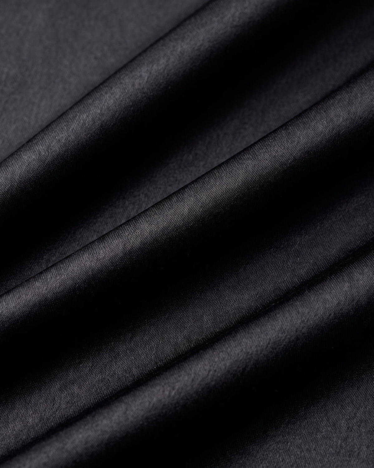Peignoir Satin Noir Homme