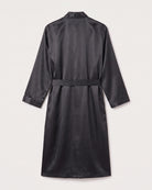 Peignoir Satin Noir Homme