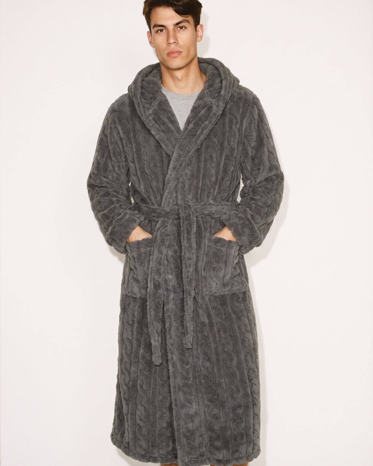 Robe de Chambre à Capuche Homme