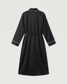 Robe de Chambre Femme Satin Noir