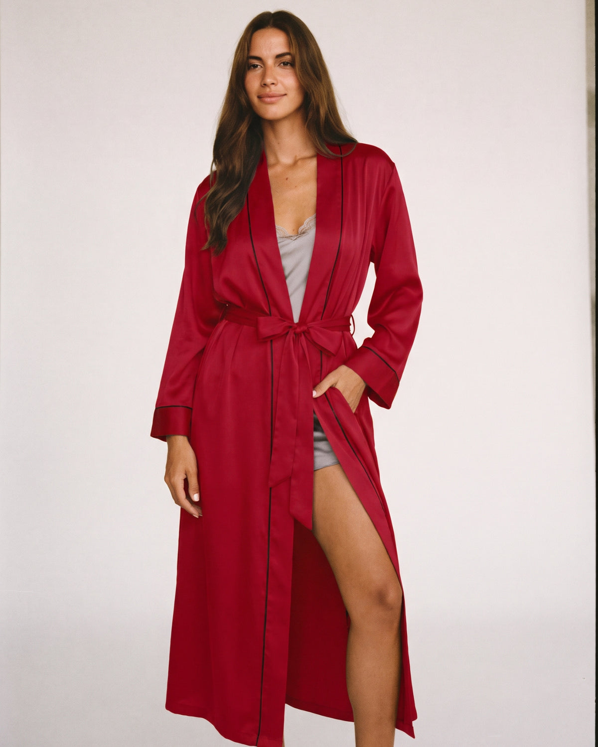 Robe de Chambre Longue Satin
