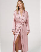 Robe de Chambre Satin Rose